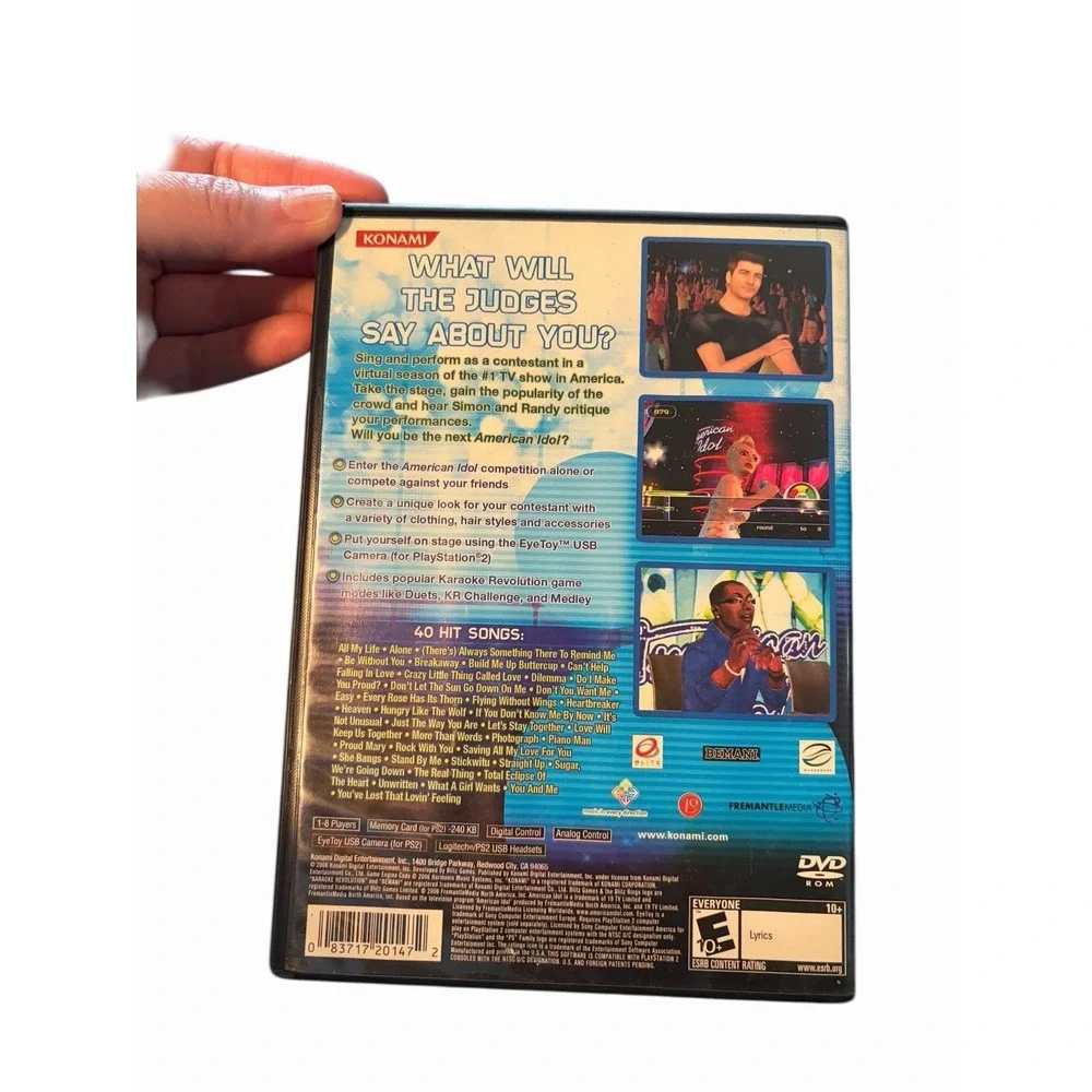 Karaoke‎ Revolution Presents: American Idol (Sony PlayStation 2, 2006)(COMPLETE)